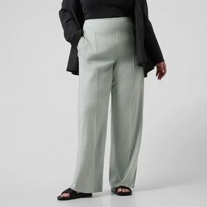 Athleta Eastbound Wide Pants in Coast Grey Plus Size 22 New